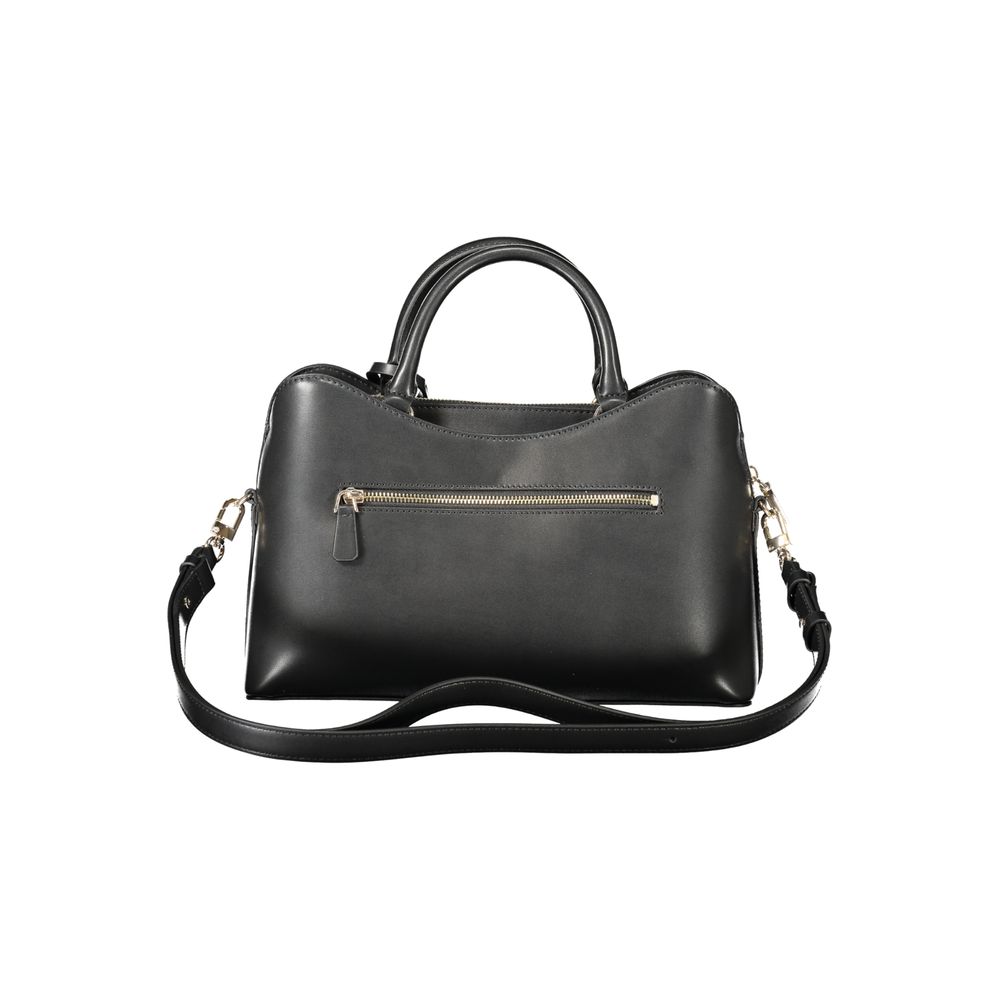 Guess Jeans Schwarze Handtasche aus Polyethylen
