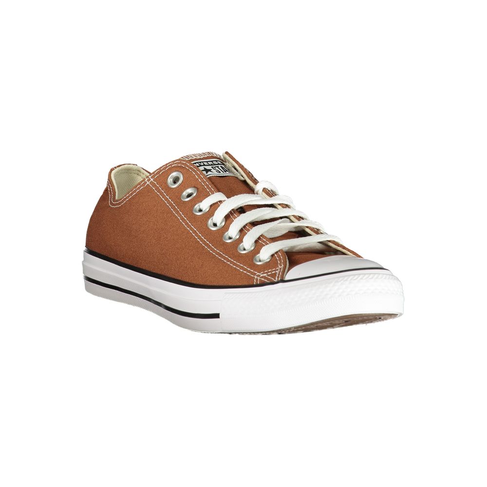 Converse Brown Low-Top Polyester Sneakers