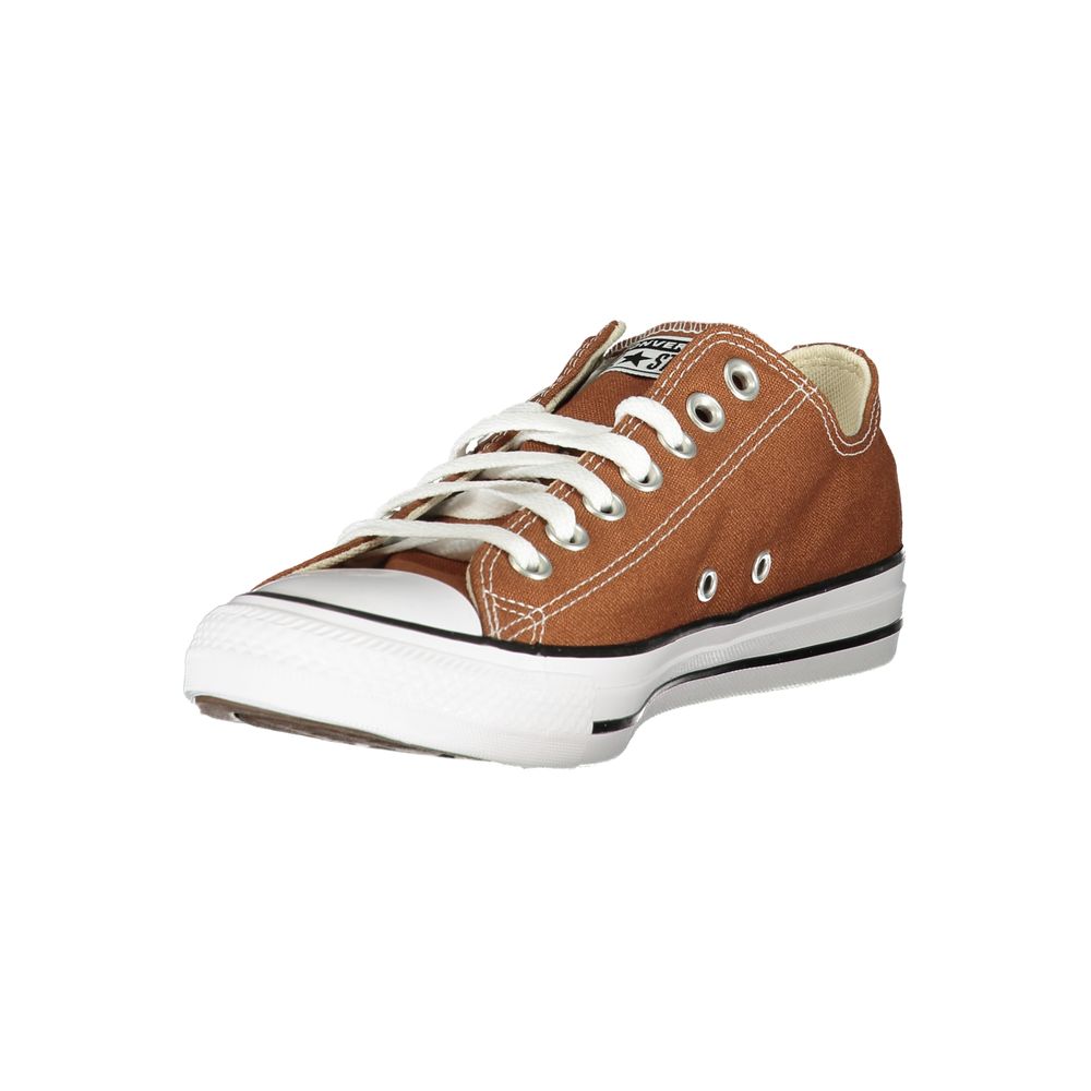 Converse Brown Low-Top Polyester Sneakers