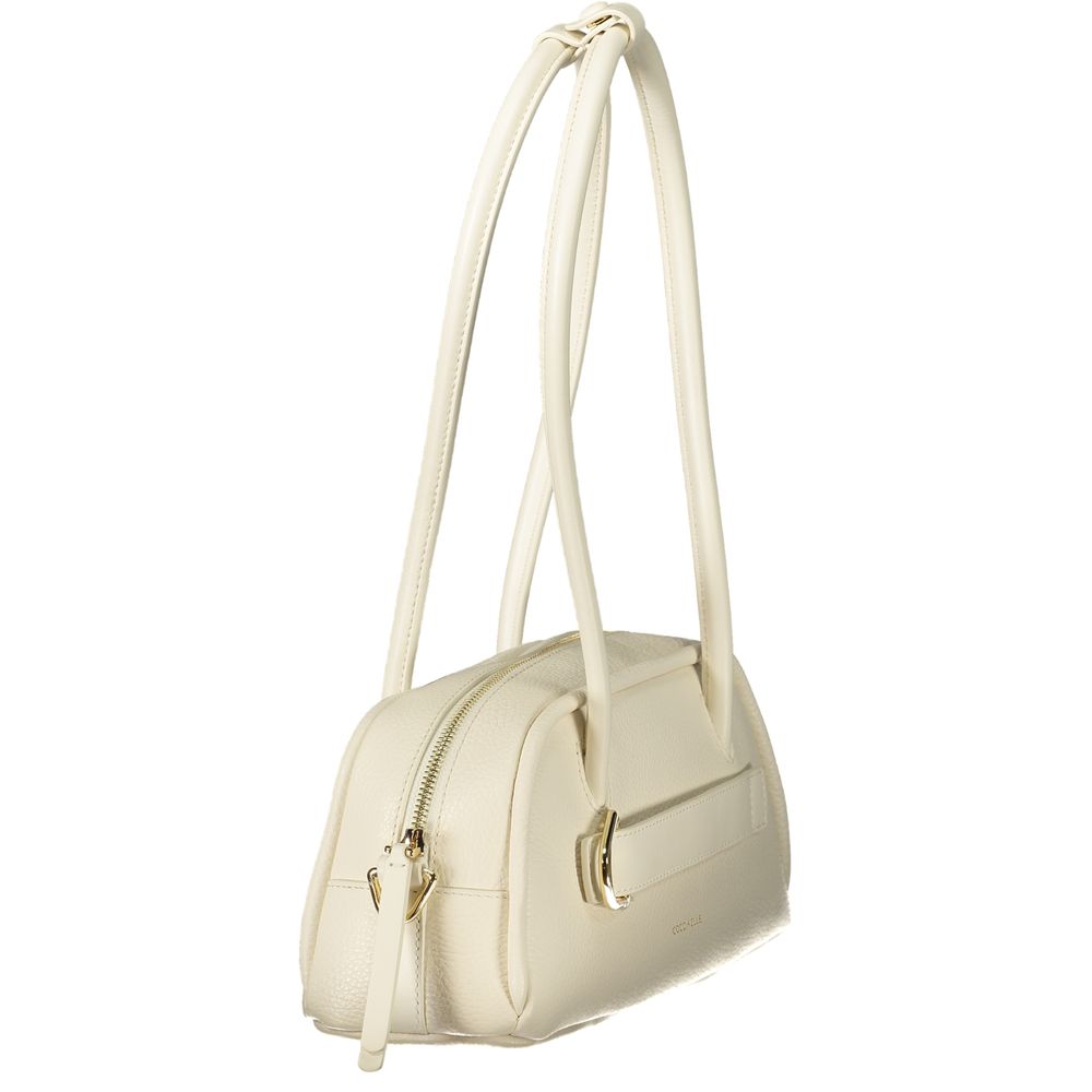 Coccinelle Weiße Lederhandtasche