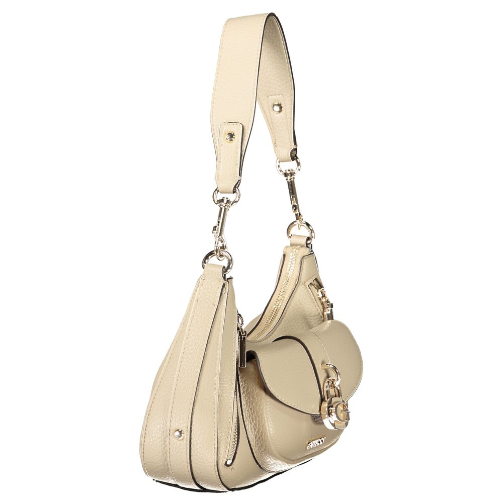 Guess Jeans Beige Polyethylen Handtasche