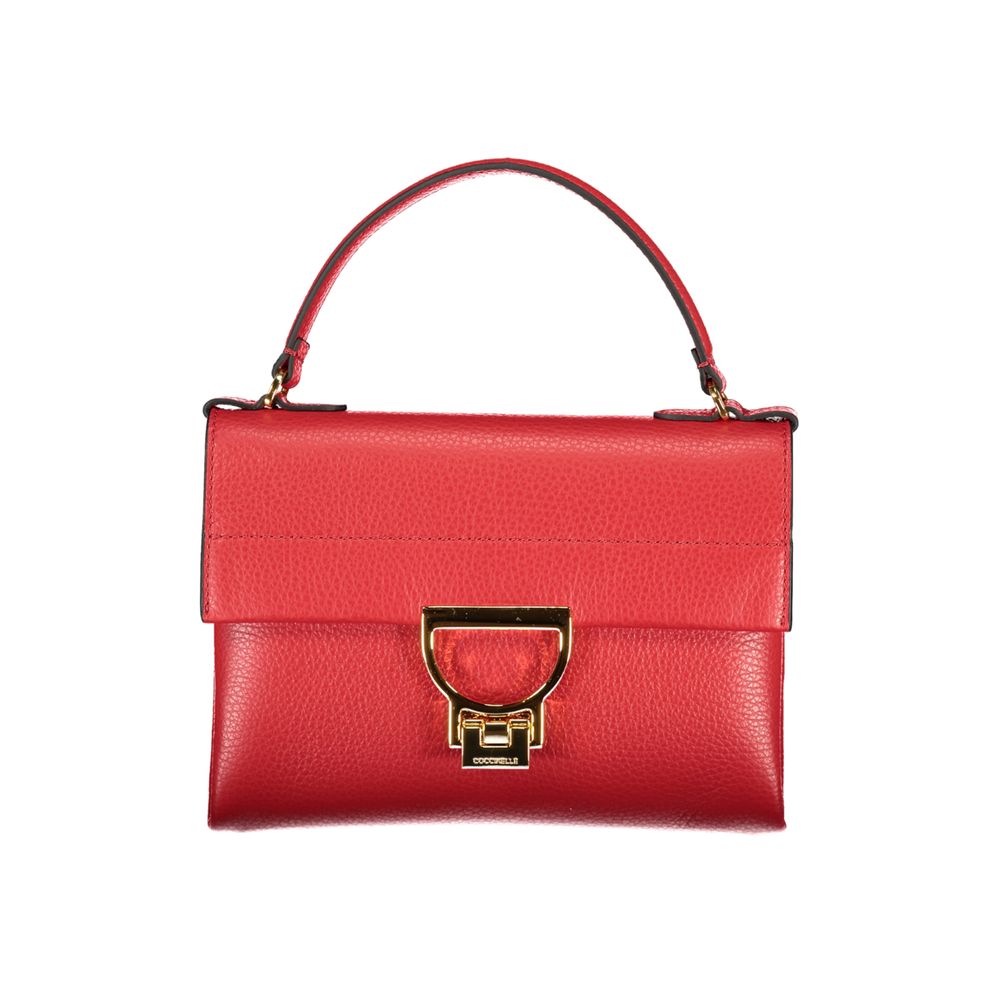 Coccinelle Rote Lederhandtasche