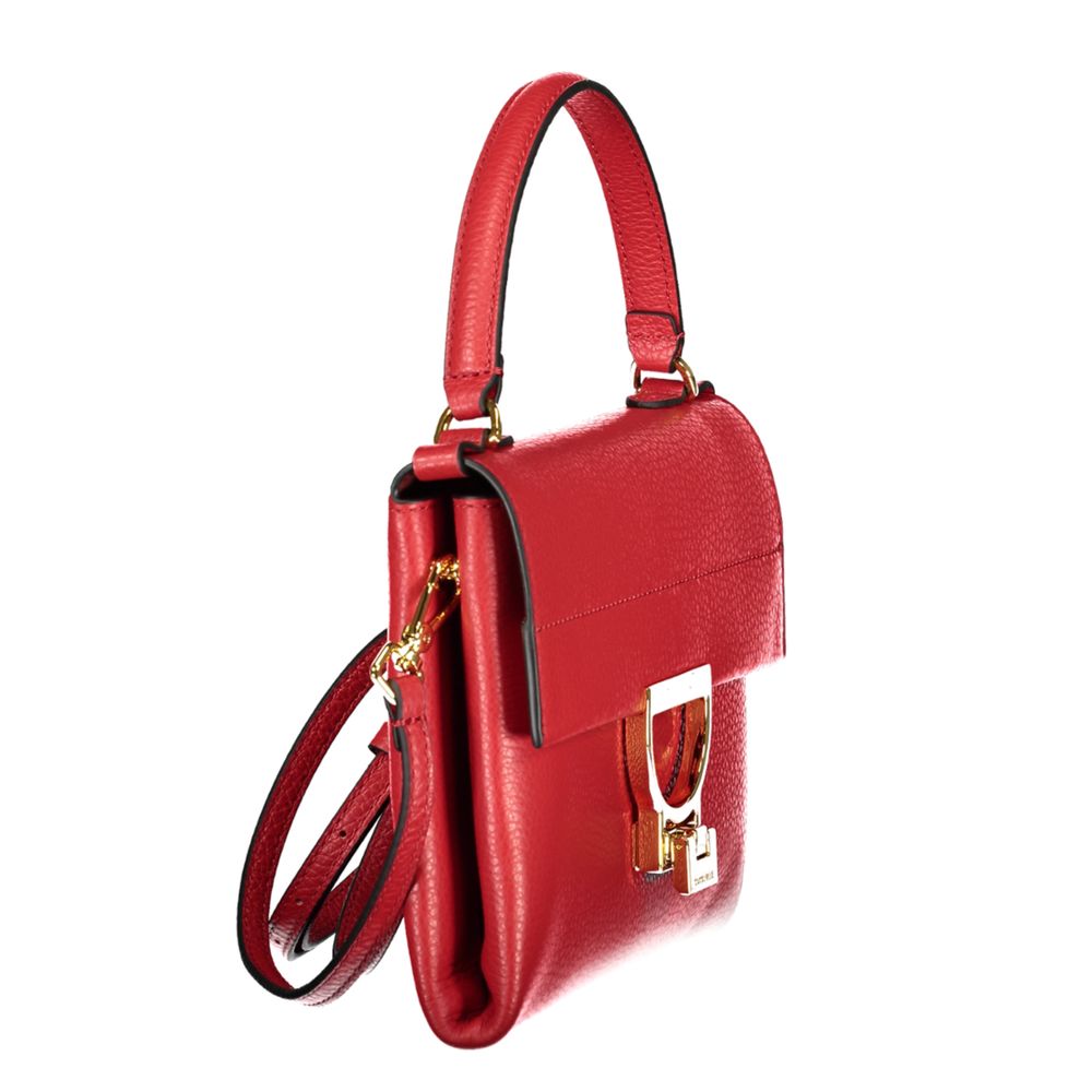 Coccinelle Rote Lederhandtasche