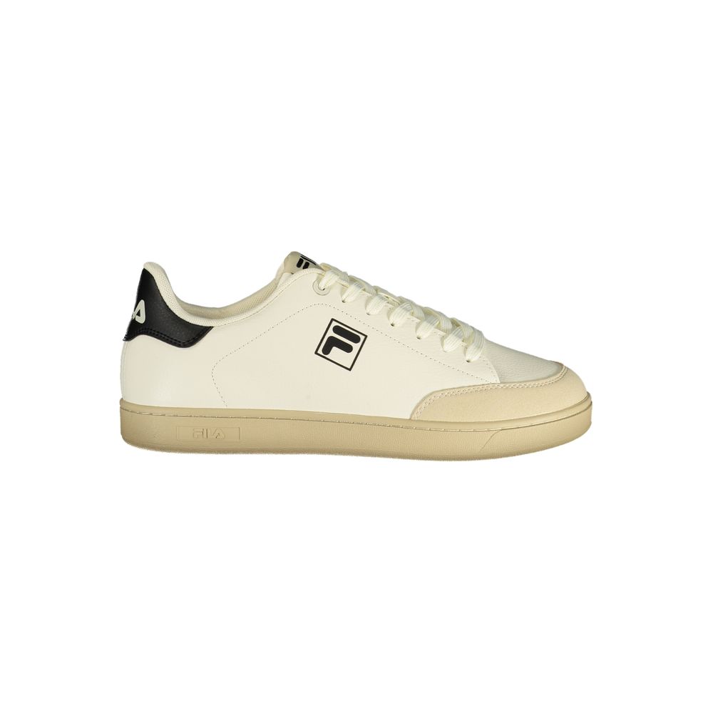 Fila Weiße Low-Top-Sneaker aus Polyester