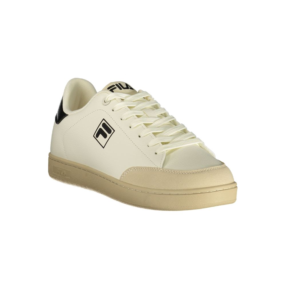 Fila Weiße Low-Top-Sneaker aus Polyester