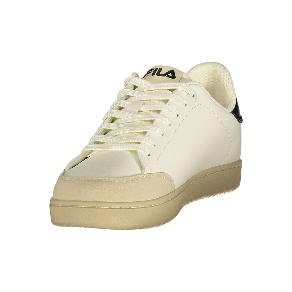 Fila Weiße Low-Top-Sneaker aus Polyester