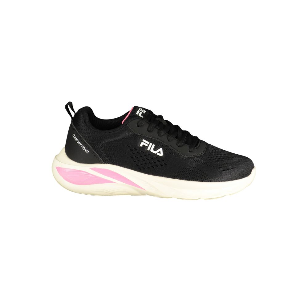 Fila Schwarzer Damen-Sneaker aus Polyester