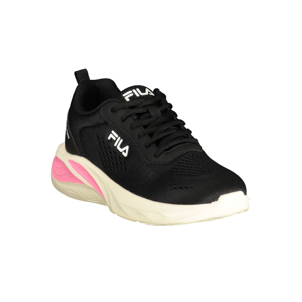 Fila Schwarzer Damen-Sneaker aus Polyester