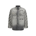 Off-White Graues Denim-Hemd