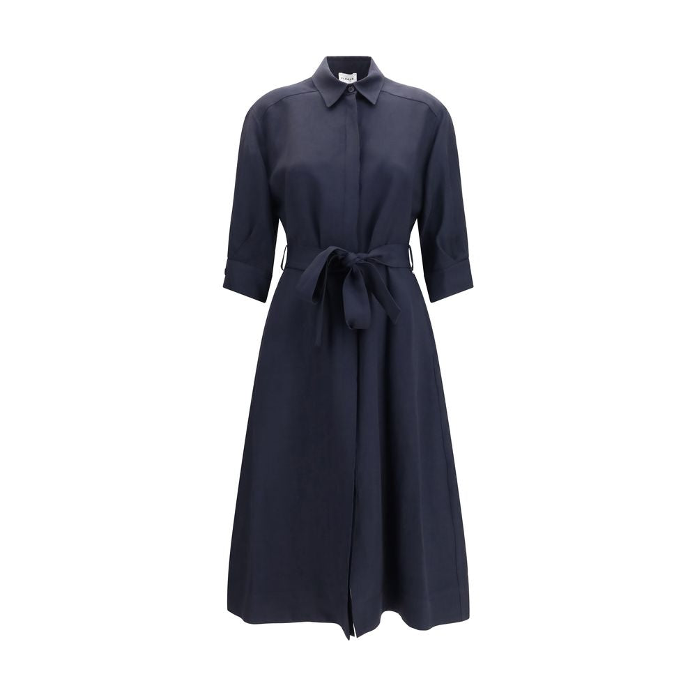 P.A.R.O.S.H. Blaues Viskose-Freizeitkleid