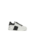 Philipp Plein Weiße Bos Taurus Kalbsleder Low-Top-Sneaker