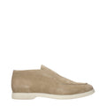 Eleventy Beige Leder Stiefeletten
