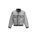 Diesel Graue Jeansjacke aus Baumwolle