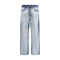 Diesel Blaue Bootcut-Jeans aus Baumwolle