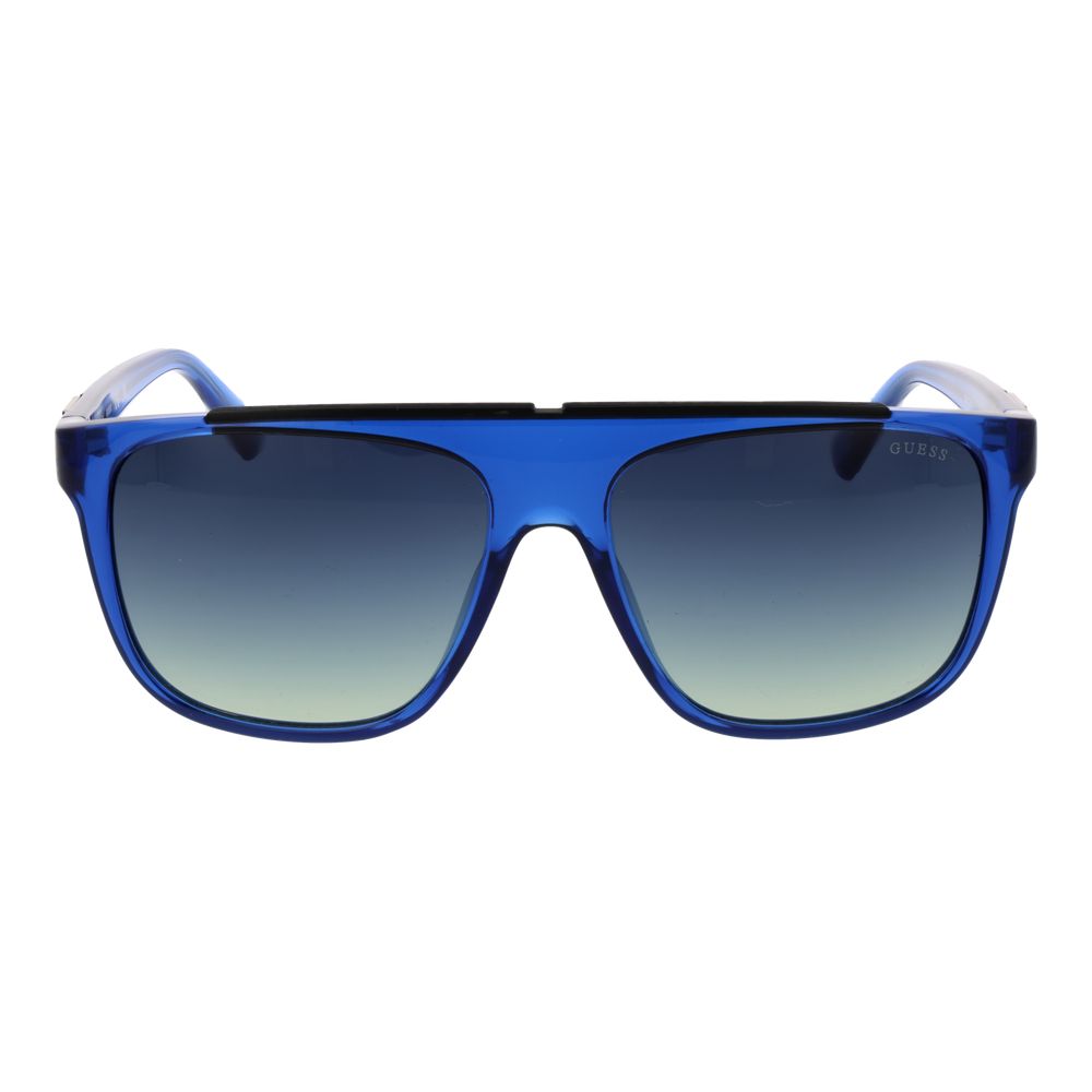 Guess Blaue Sonnenbrille aus Edelstahl
