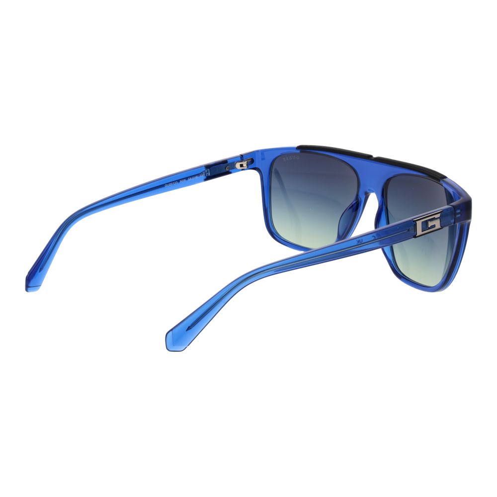 Guess Blaue Sonnenbrille aus Edelstahl