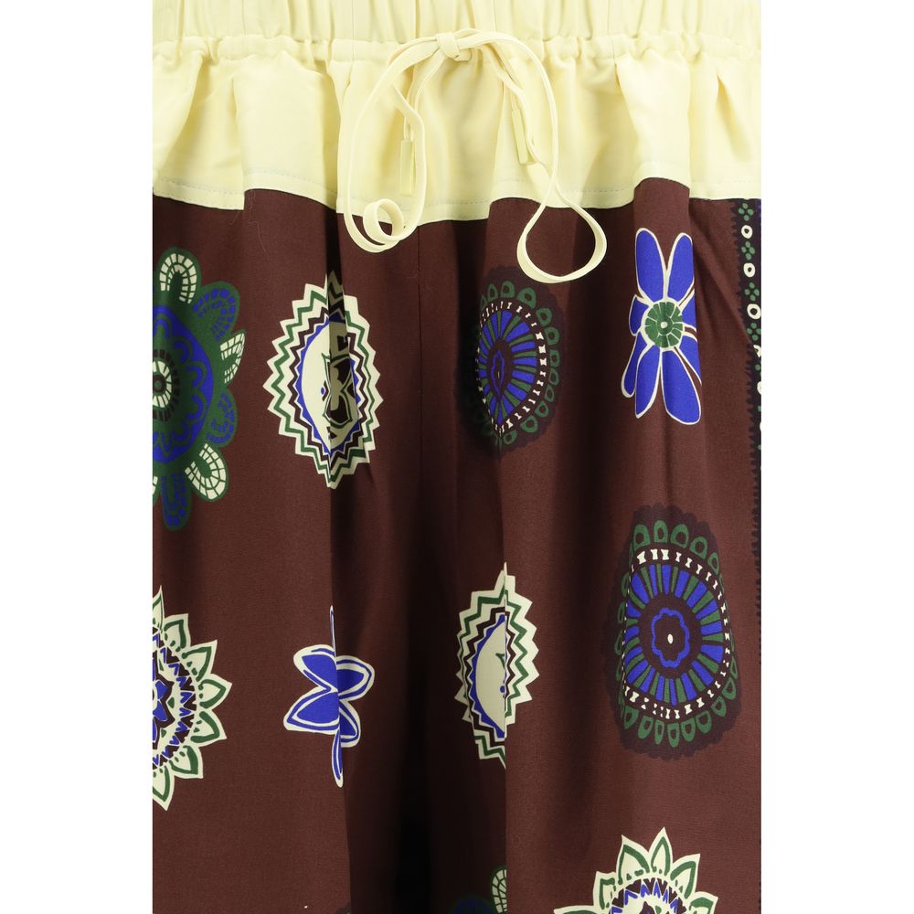 Alemais Mehrfarbige Viskose-Bermudashorts