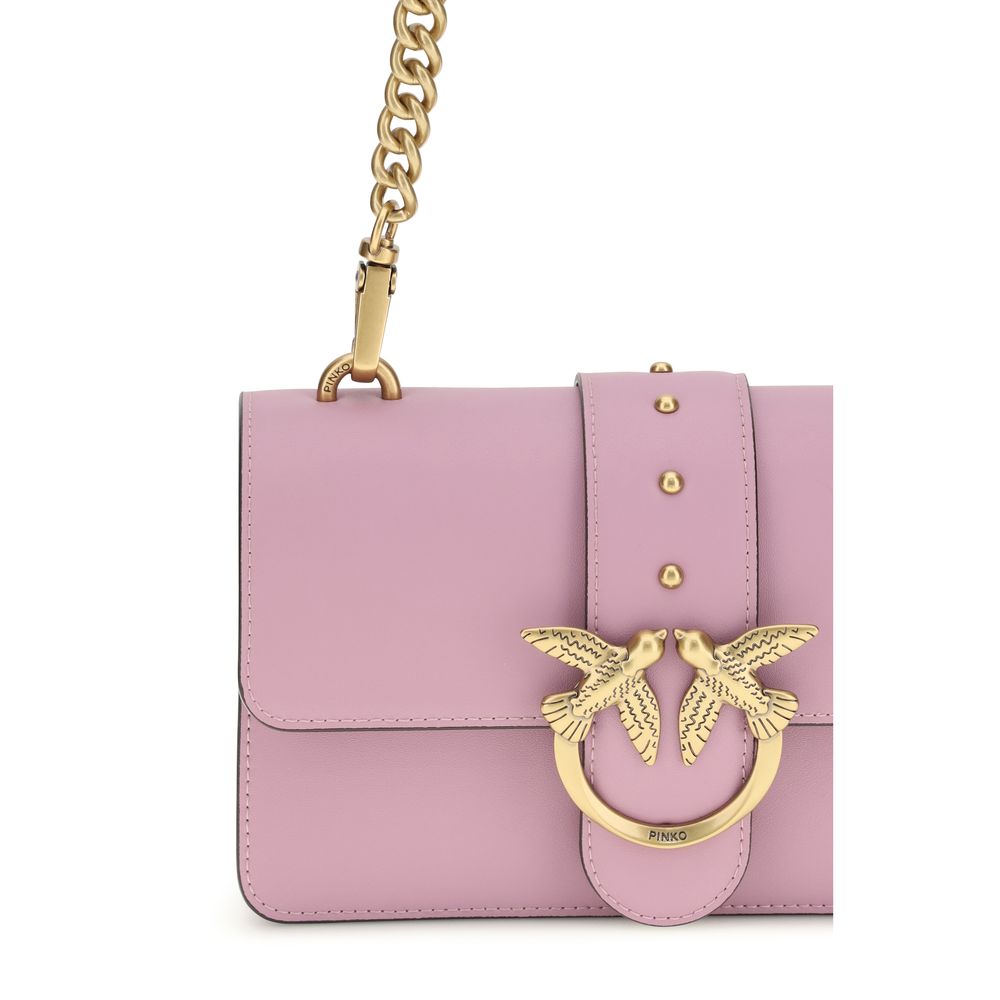 PINKO Multicolor Calf Leather Bos Taurus Schultertasche