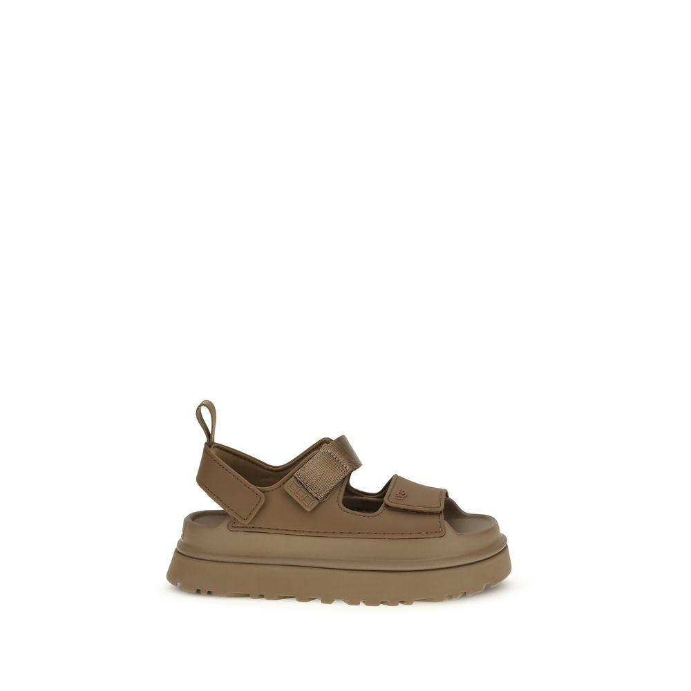 UGG Braune Sandalen aus recyceltem Polyester