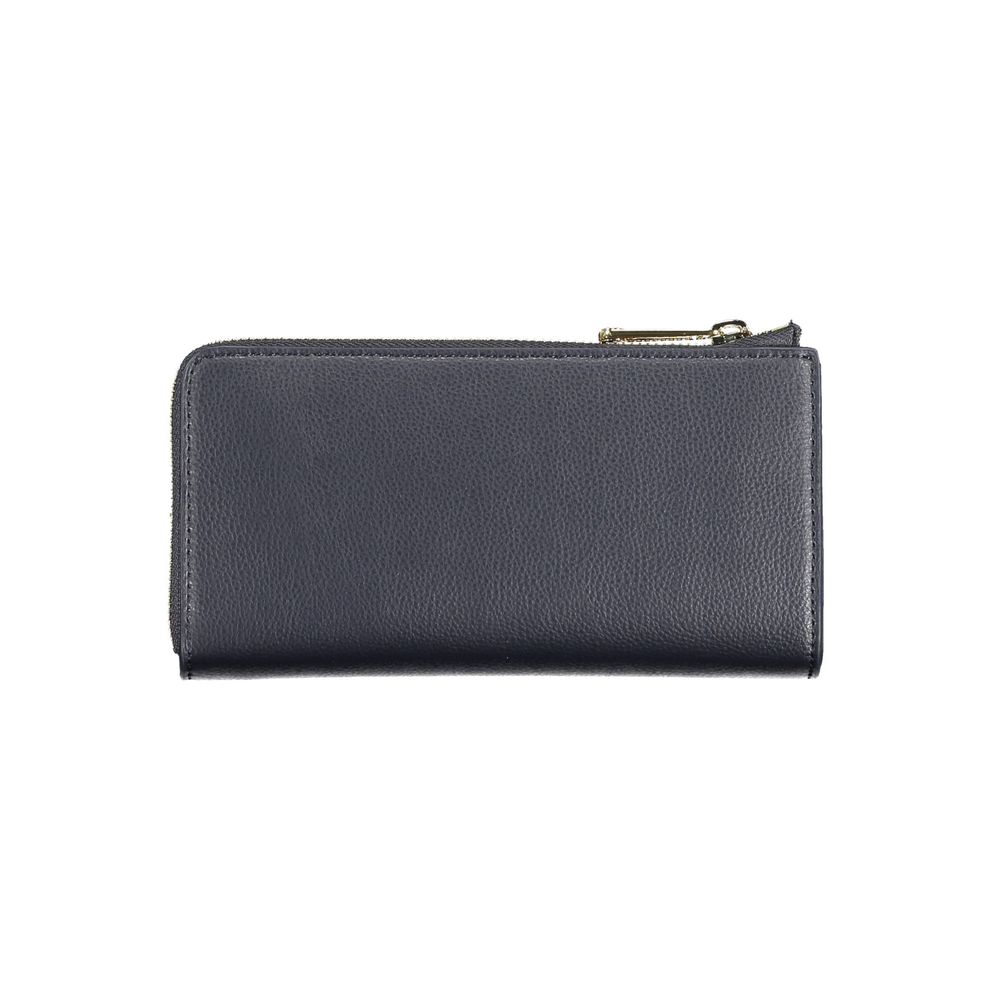 Tommy Hilfiger Damen-Portemonnaie aus blauem Polyurethan