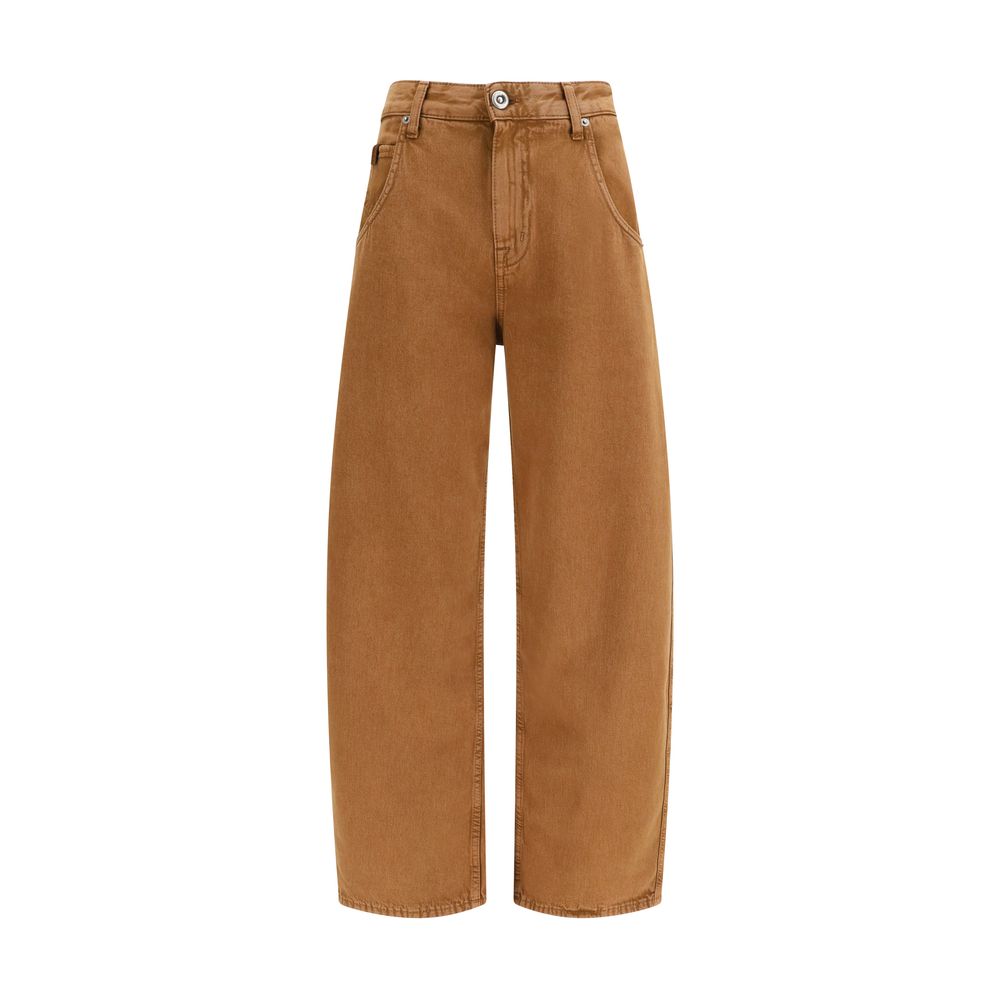 Jacob Cohen Relaxed-Fit Brown Cotton Jeans