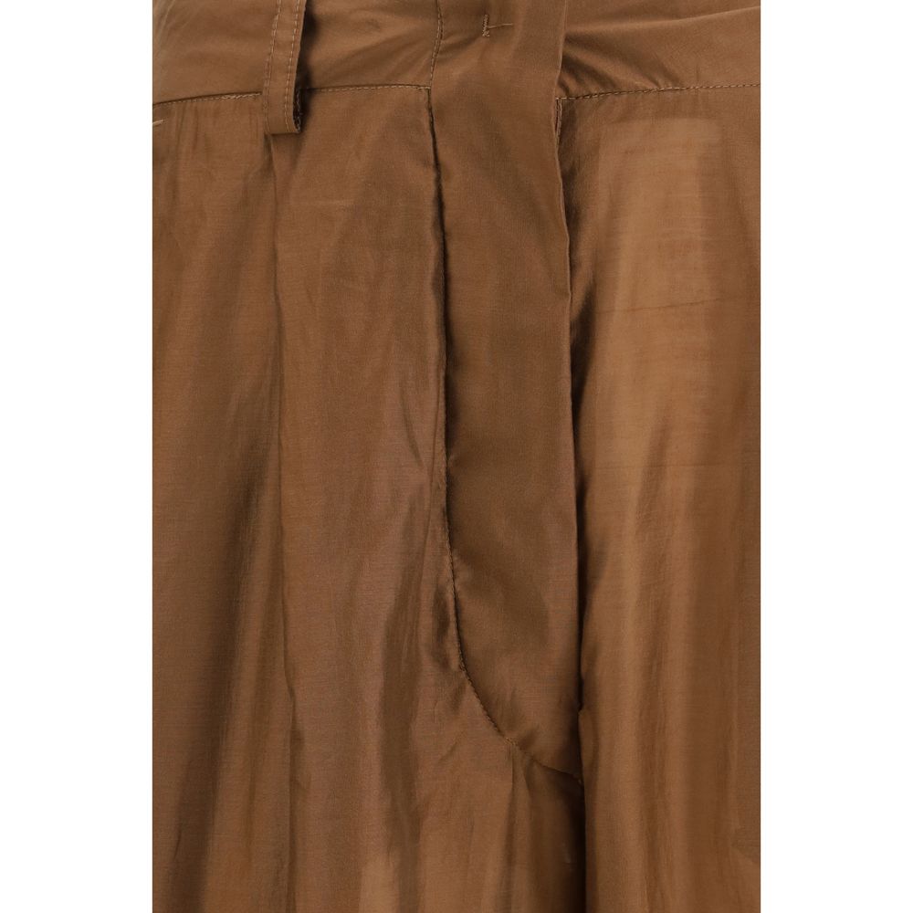 The Latest Braune Baumwollhose für die Freizeit