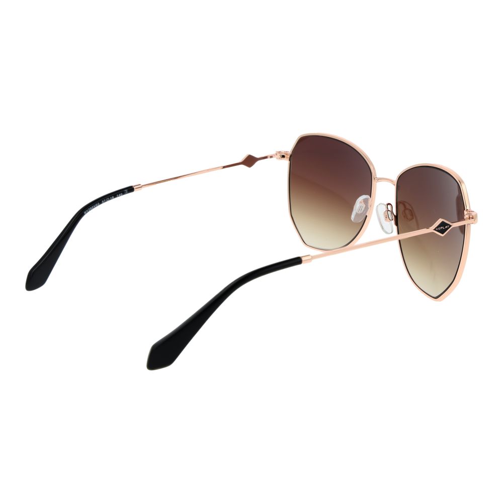 Replay Sunglasses in Rose Gold-Tone Metal