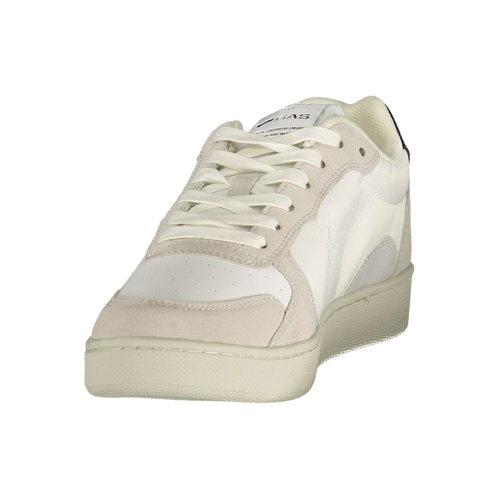 Gas Weiße Herren-Sneaker aus Polyurethan