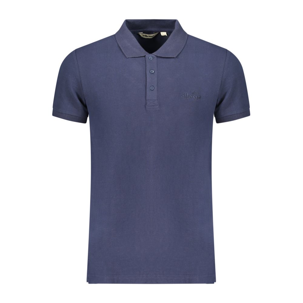 Ellesse Blaues Baumwoll-Poloshirt für Herren