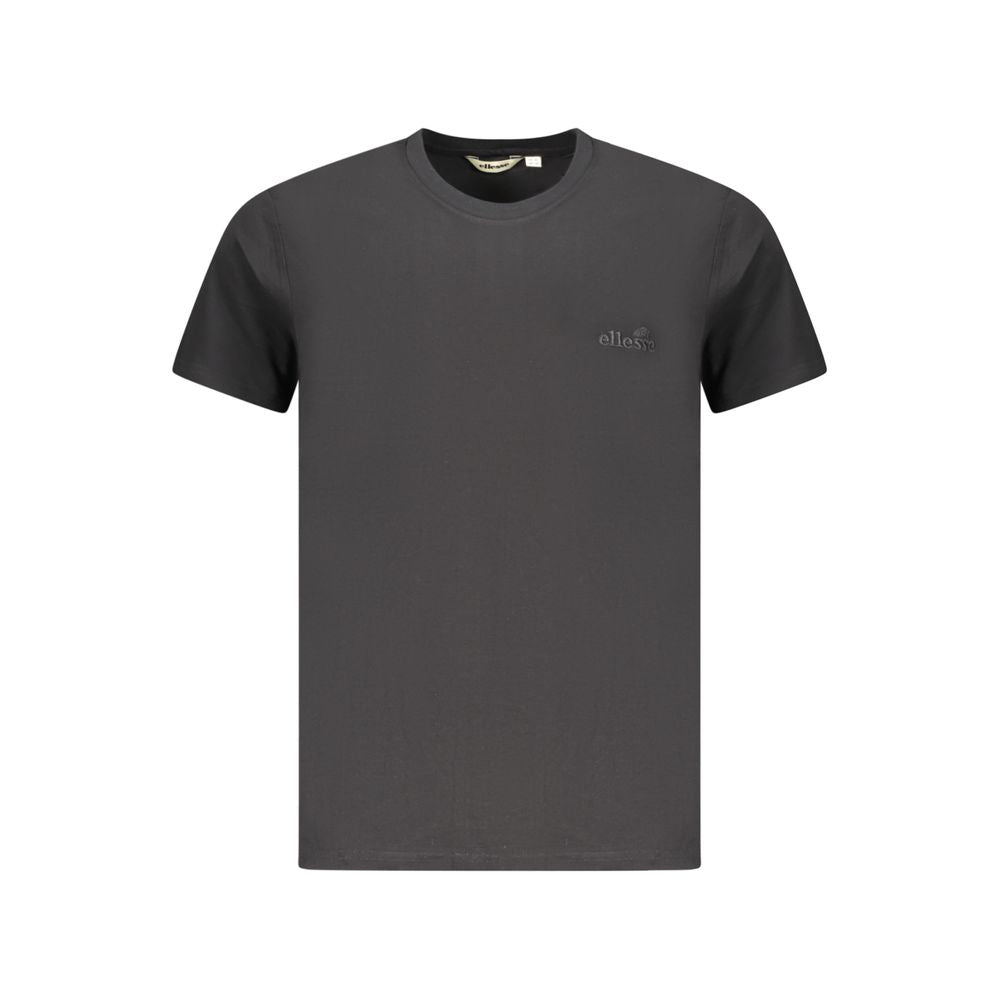 Ellesse Men's Black Cotton T-Shirt