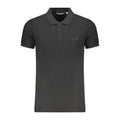 Ellesse Schwarzes Herren-Poloshirt aus Baumwolle