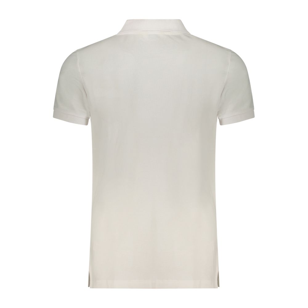 Ellesse Men's White Cotton Polo Shirt