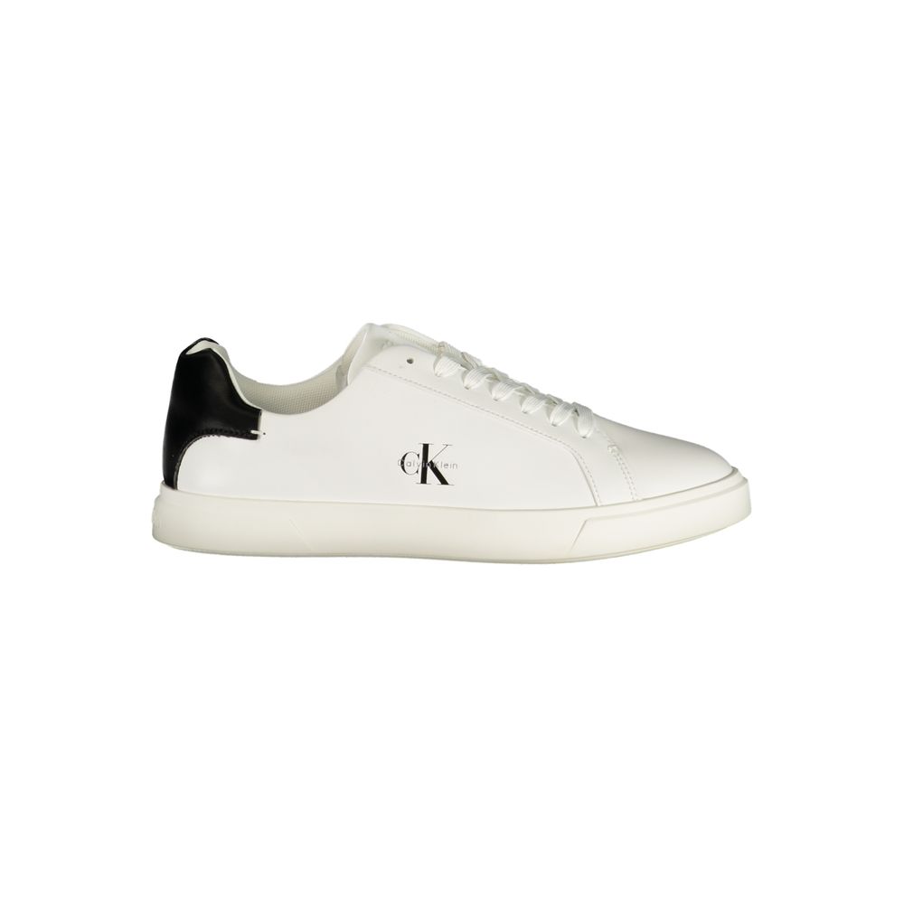 Calvin Klein Weiße Damen-Sneaker aus Polyurethan