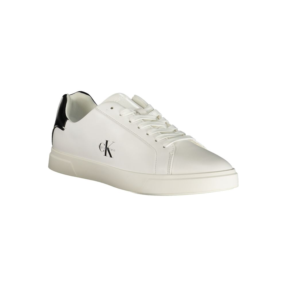 Calvin Klein Weiße Damen-Sneaker aus Polyurethan