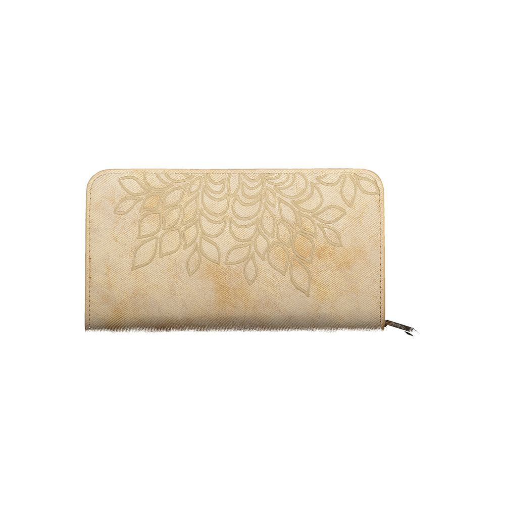 Desigual Beige Polyurethane Damen Geldbörse