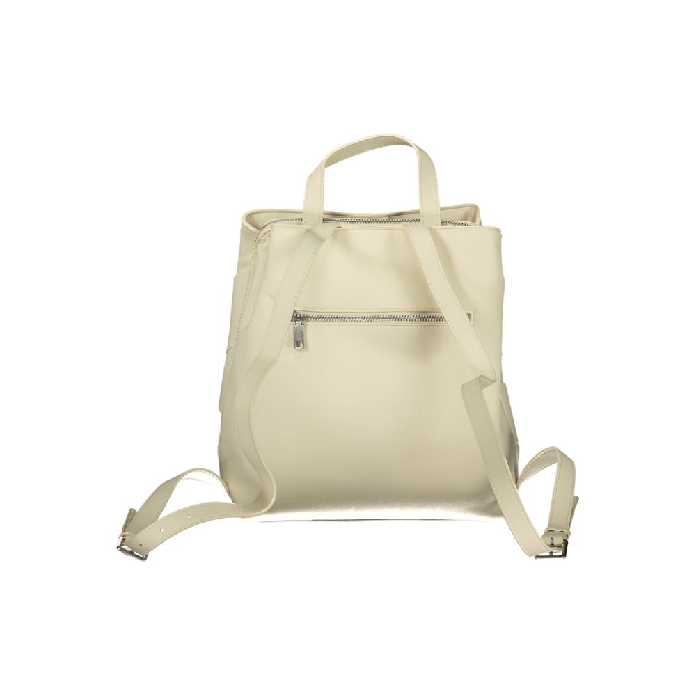 Desigual Weißer Damenrucksack aus Polyurethan