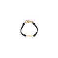 Saint Laurent Schwarzes Kalbsleder Bos Taurus Armband