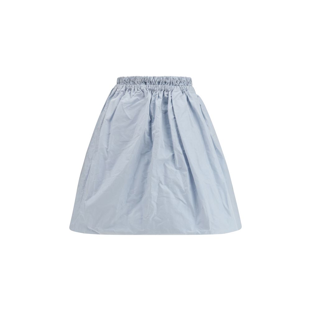 Prada Long Blue Silk Skirt
