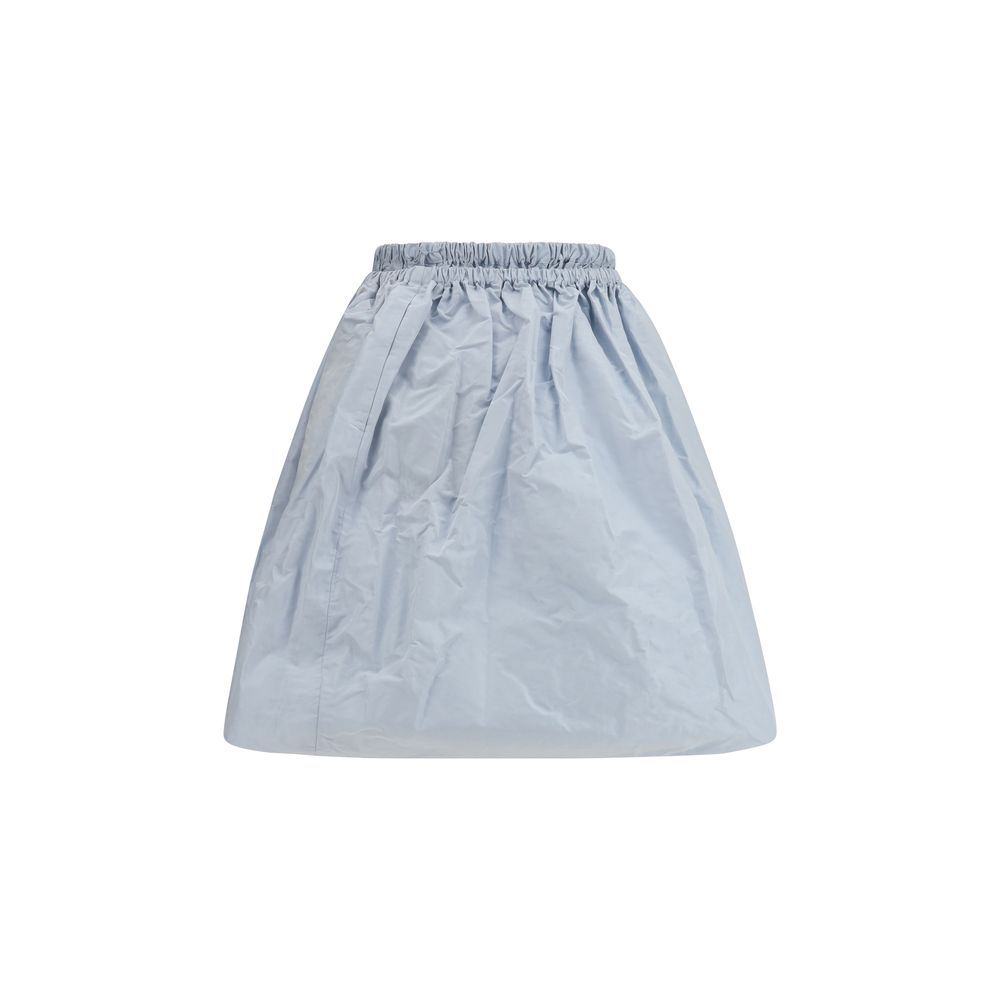Prada Long Blue Silk Skirt