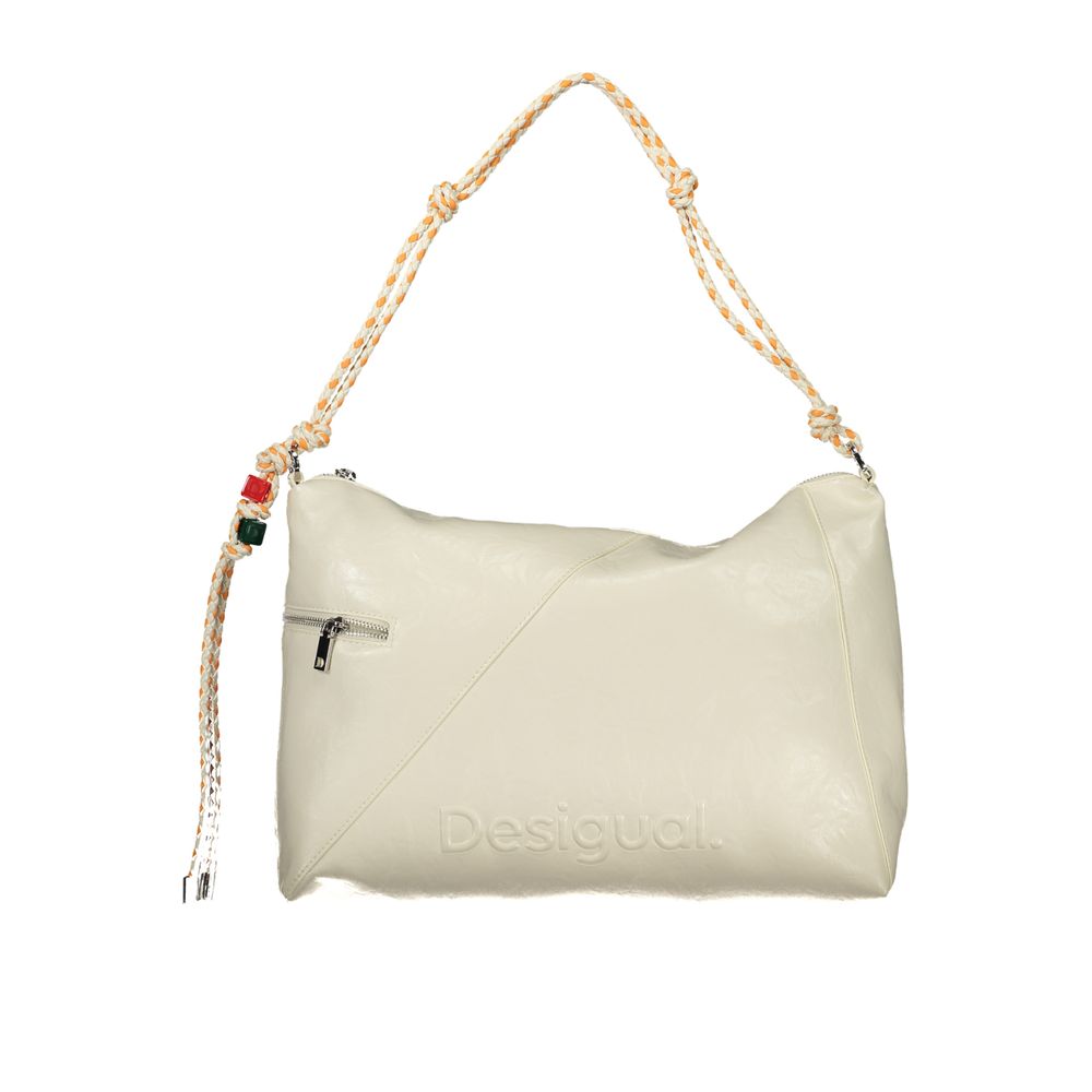 Desigual Weiße Handtasche aus Polyethylen