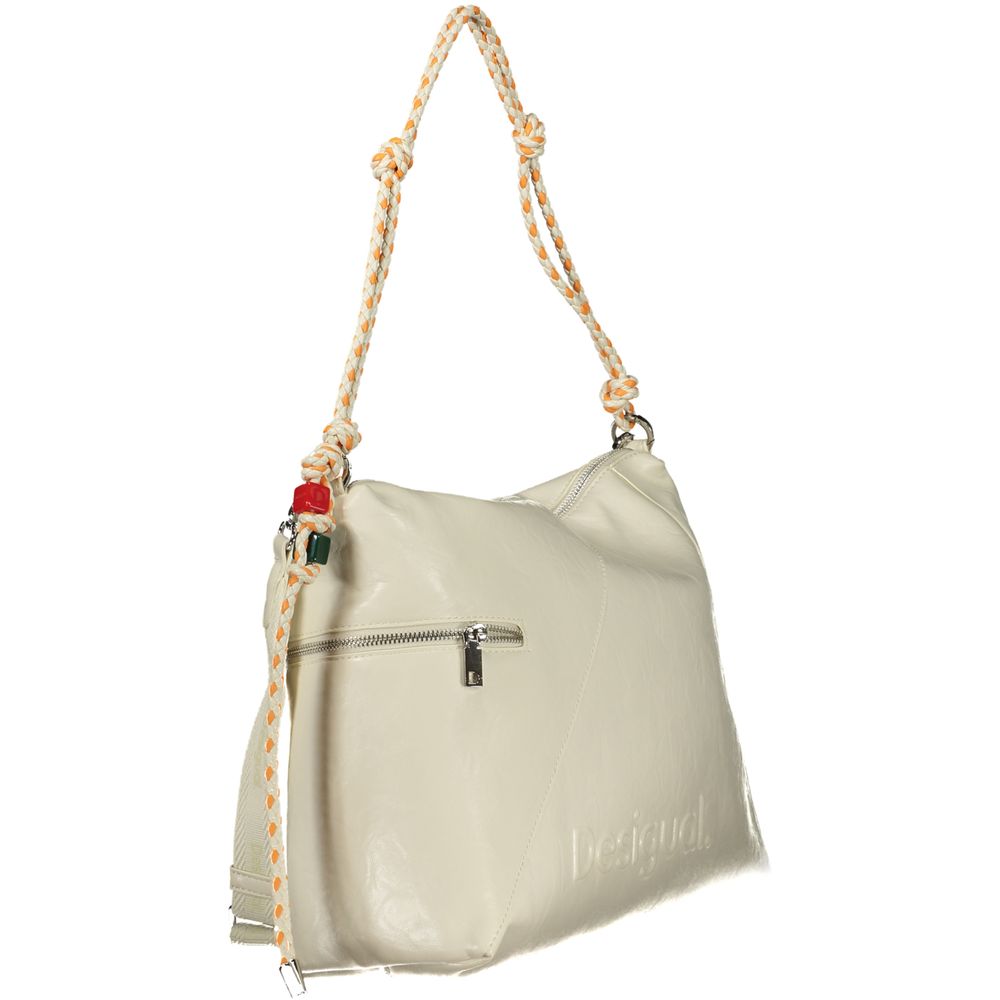 Desigual Weiße Handtasche aus Polyethylen