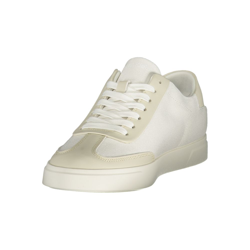 Calvin Klein White Polyester Sneakers for Athletic Occasions