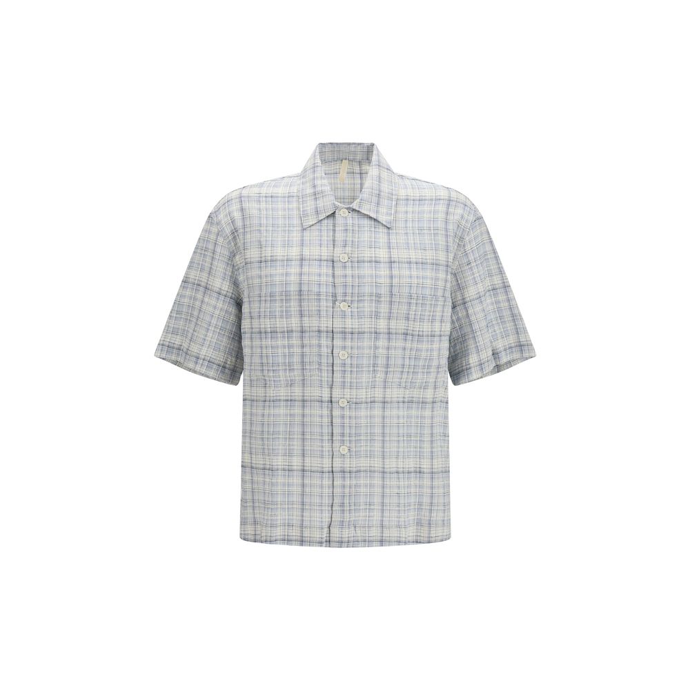 Sunflower Blue Patterned Cotton Shirt