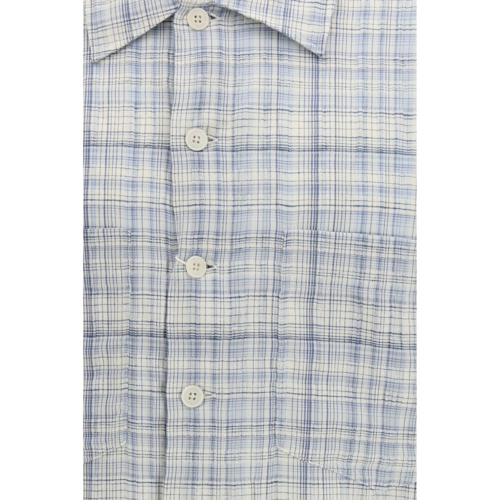 Sunflower Blue Patterned Cotton Shirt