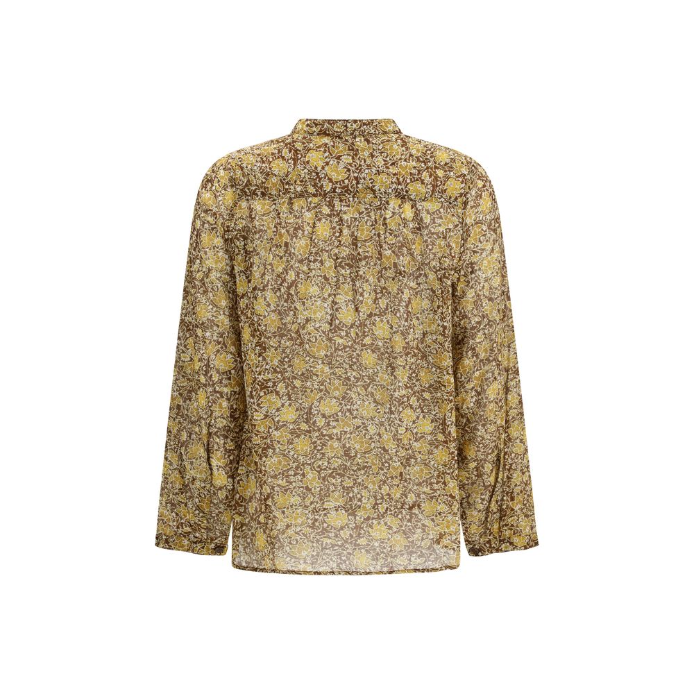 Marant Etoile Zweifarbige Baumwollbluse