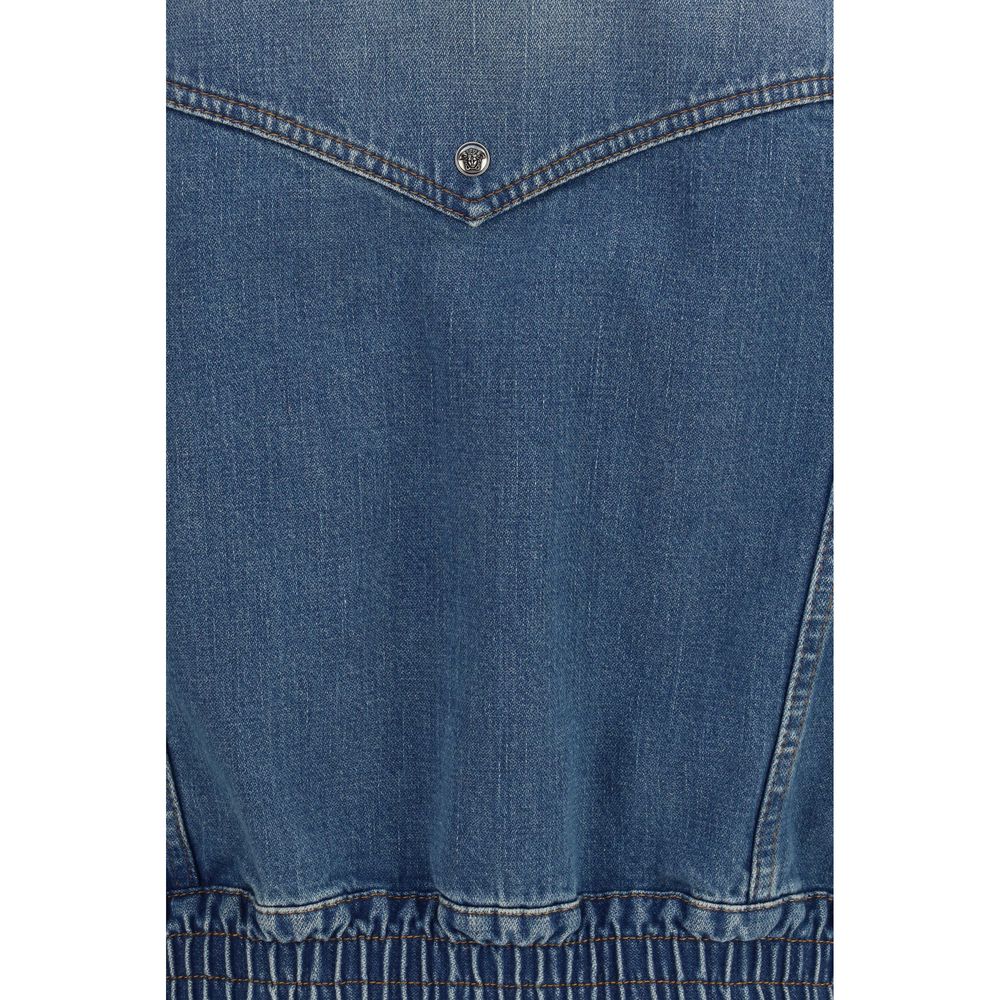 Versace Blaue Baumwollkleidung