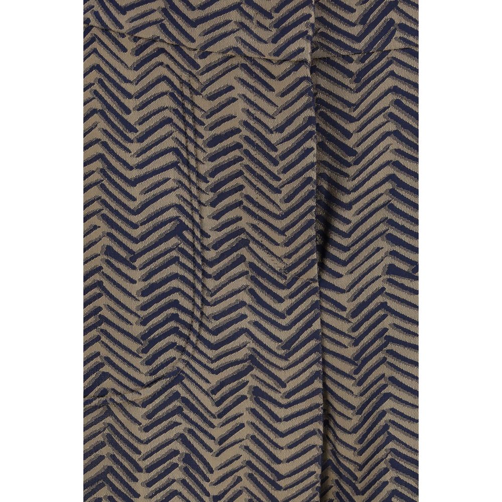 Giorgio Armani Brown Viscose Casual Trousers