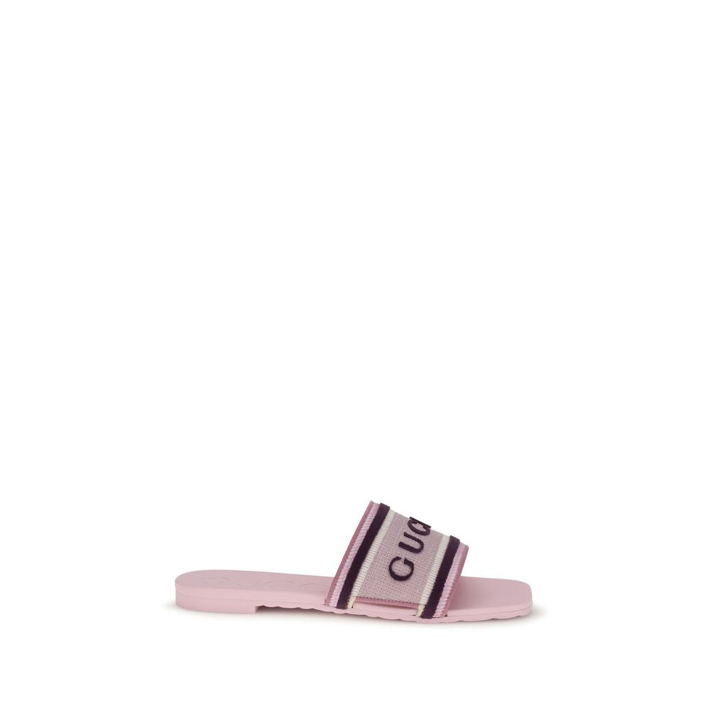 Gucci Mehrfarbige Sandalen aus Baumwolle