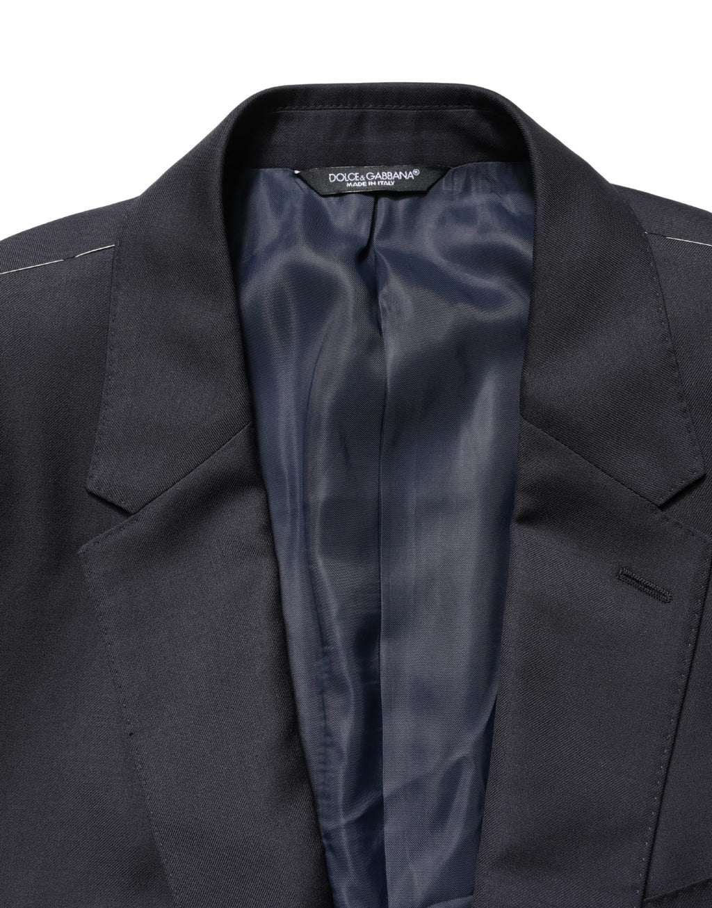 Dolce & Gabbana Schwarzer Woll-Blazer für Herren im Slim Fit
