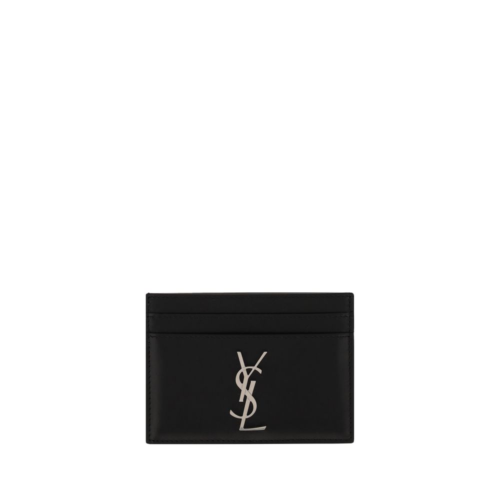 Saint Laurent Black Calfskin Bos Taurus Wallet